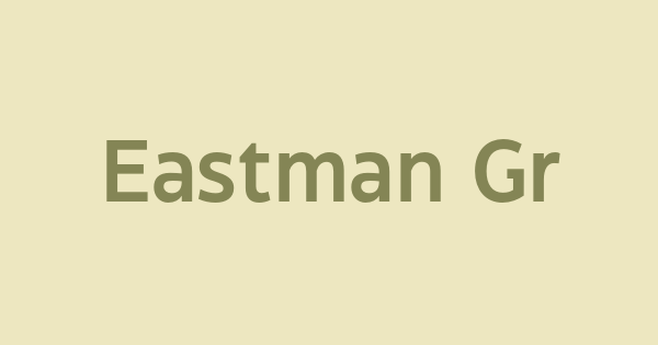 Eastman Grotesque font thumb